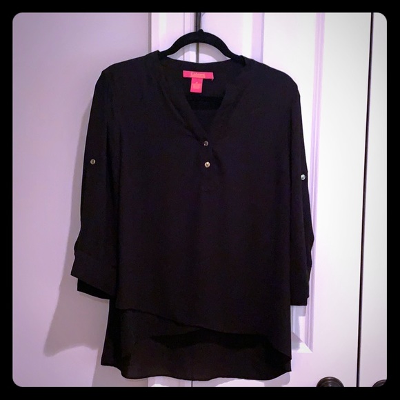 Black Flutter Blouse - Picture 1 of 1